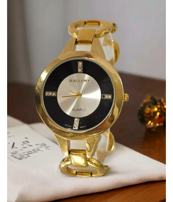 גלרי GALLERY שעון יד איכותי במחיר זול הכי משתלם פלדה רשת רוז גולד ציפוי זהב עור בנגל איכותי מציאה מבצע משלוח חינם חריטה מתנה ארי
