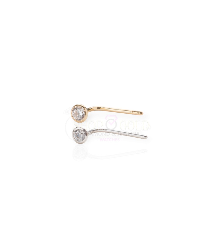 14K Gold Nose Ring 2.9 mm