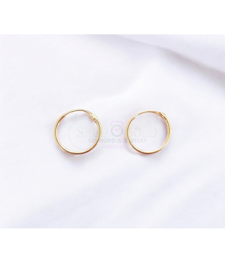 copy of 14K Gold Nose Ring with Zircon