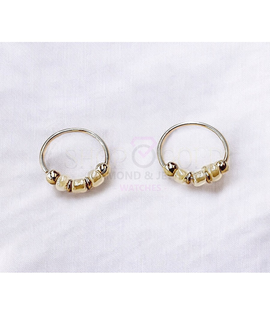 copy of خاتم أنف من الذهب عيار 14 قيراطًا مرصع بالزركون