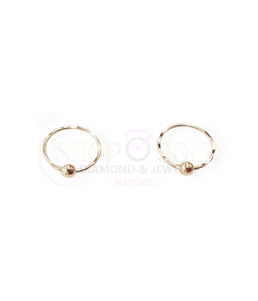 copy of 14K Gold Nose Ring with Zircon