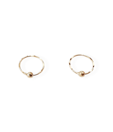 copy of 14K Gold Nose Ring with Zircon