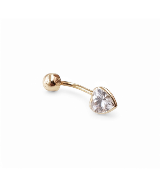 copy of 14K Gold Nose Ring with Zircon