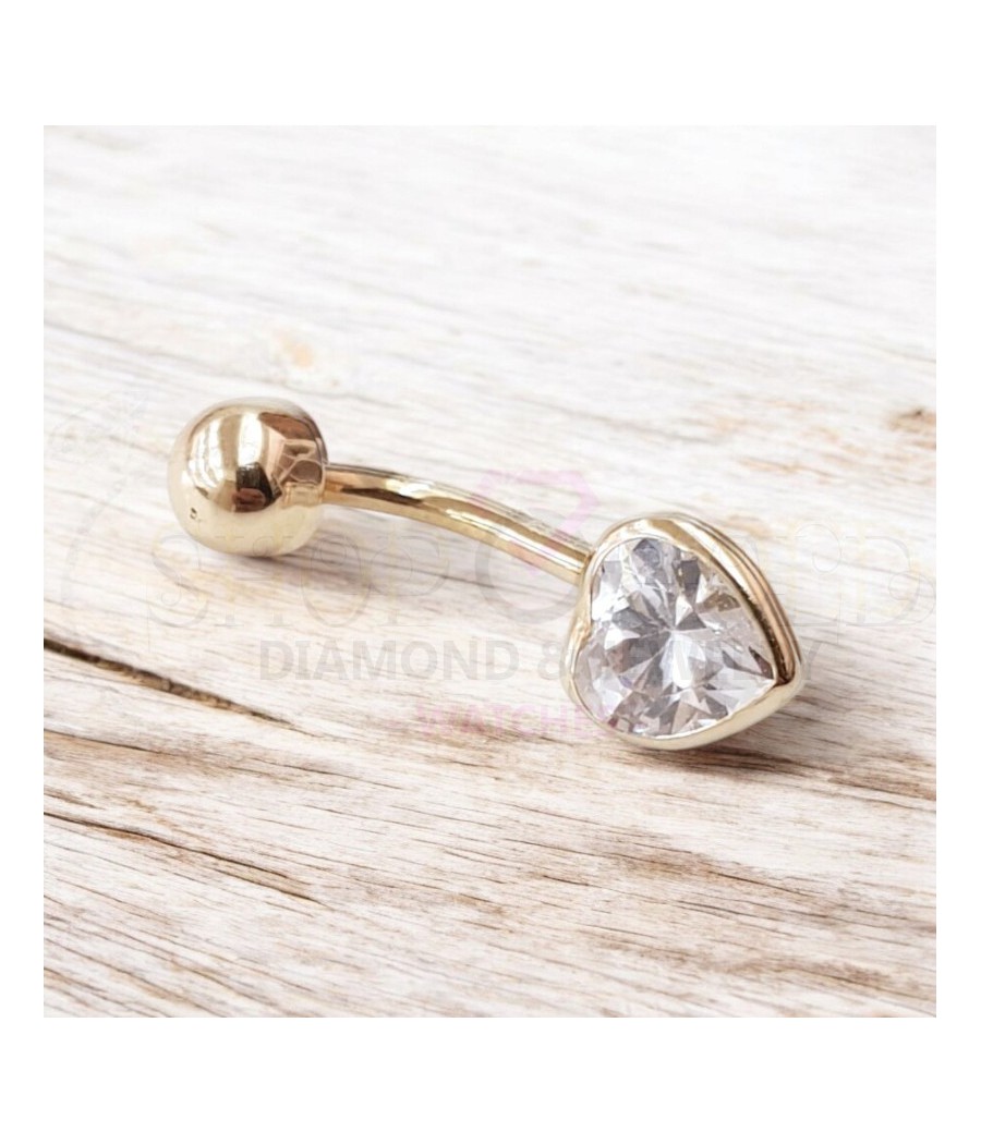 copy of 14K Gold Nose Ring with Zircon