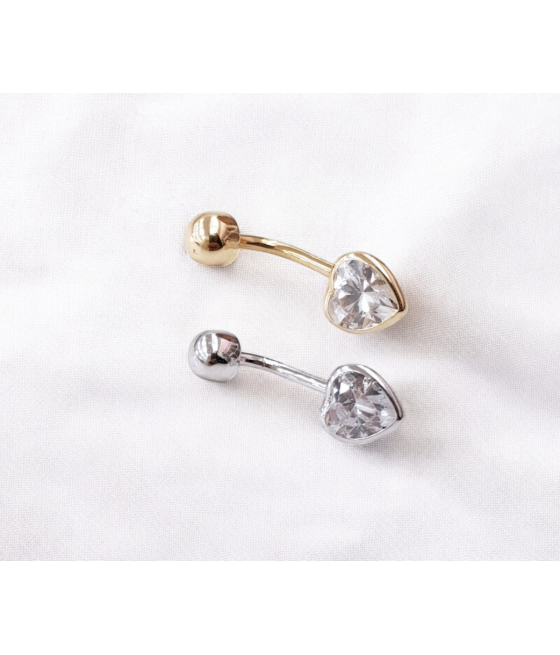 copy of 14K Gold Nose Ring with Zircon