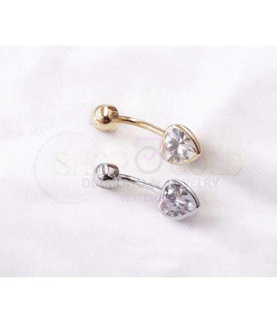 copy of 14K Gold Nose Ring with Zircon