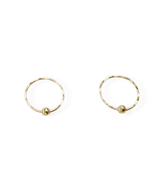 copy of 14K Gold Nose Ring with Zircon