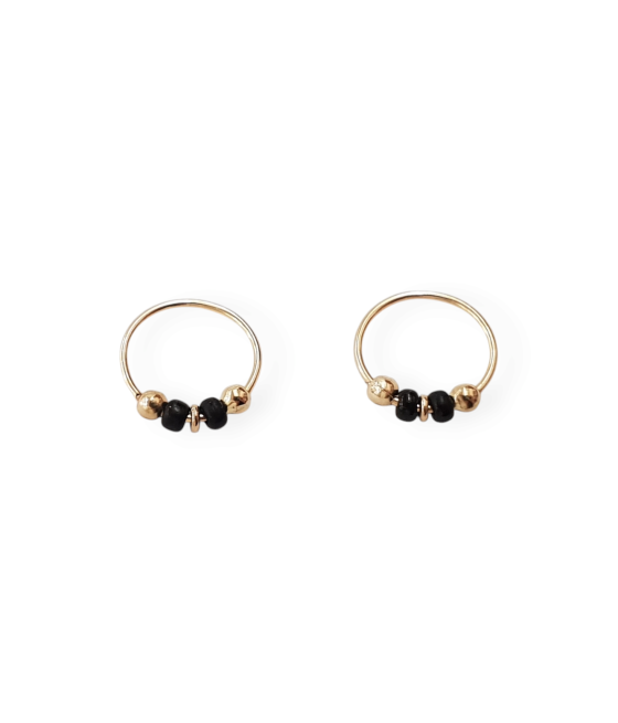 copy of 14K Gold Nose Ring with Zircon