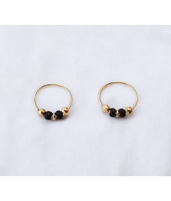 copy of 14K Gold Nose Ring with Zircon