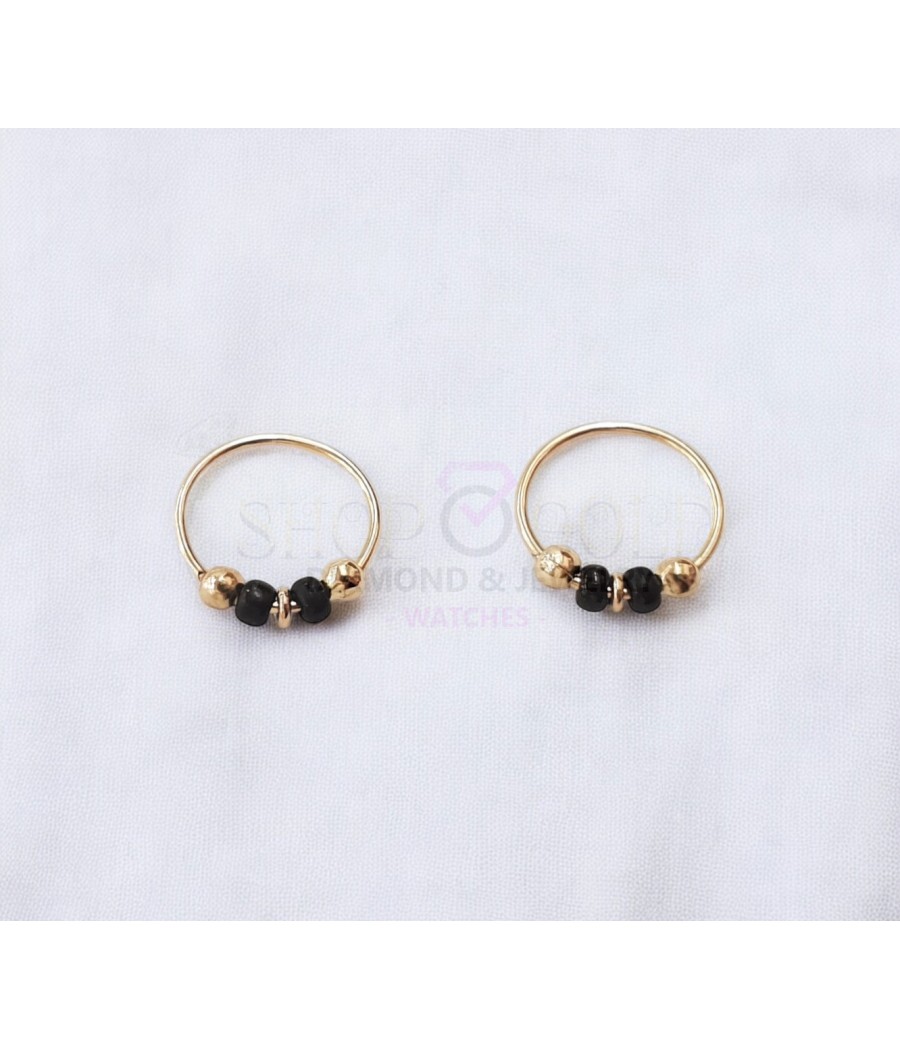 copy of 14K Gold Nose Ring with Zircon