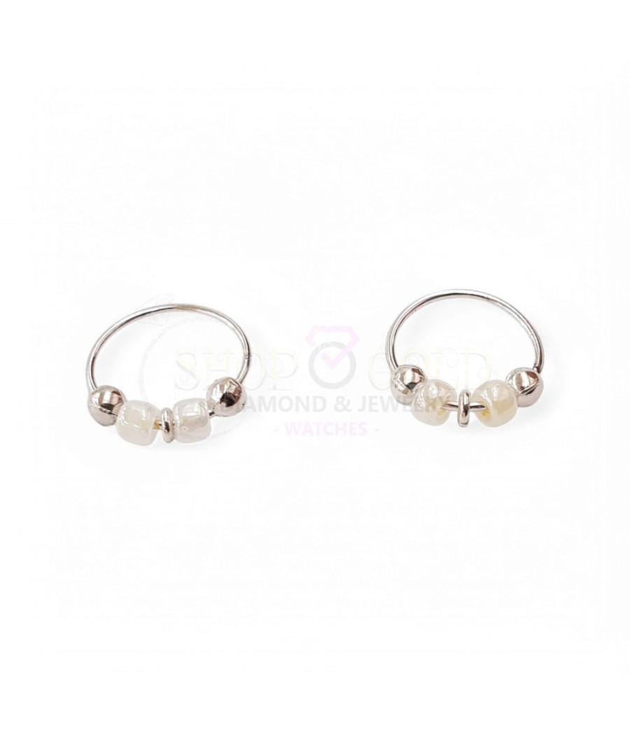 copy of 14K Gold Nose Ring with Zircon