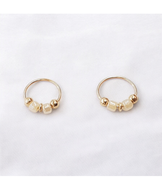 copy of 14K Gold Nose Ring with Zircon