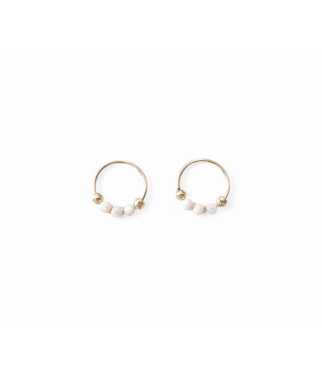 copy of 14K Gold Nose Ring with Zircon