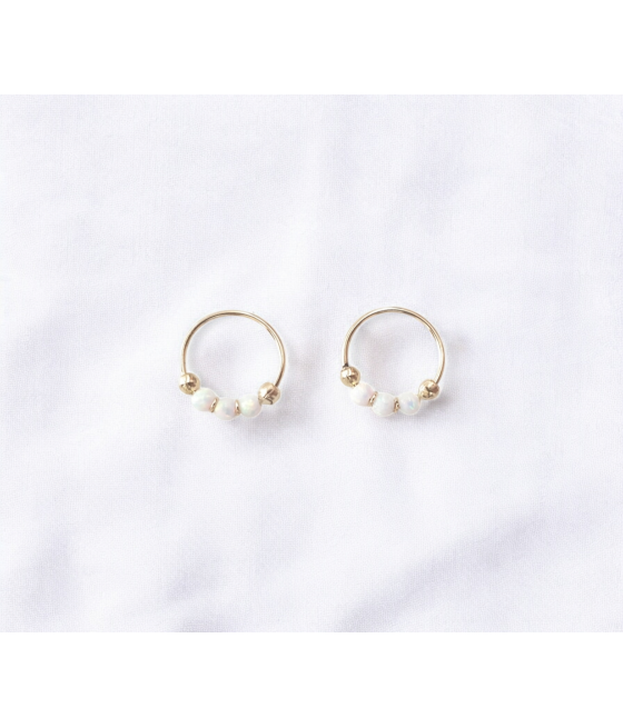 copy of 14K Gold Nose Ring with Zircon