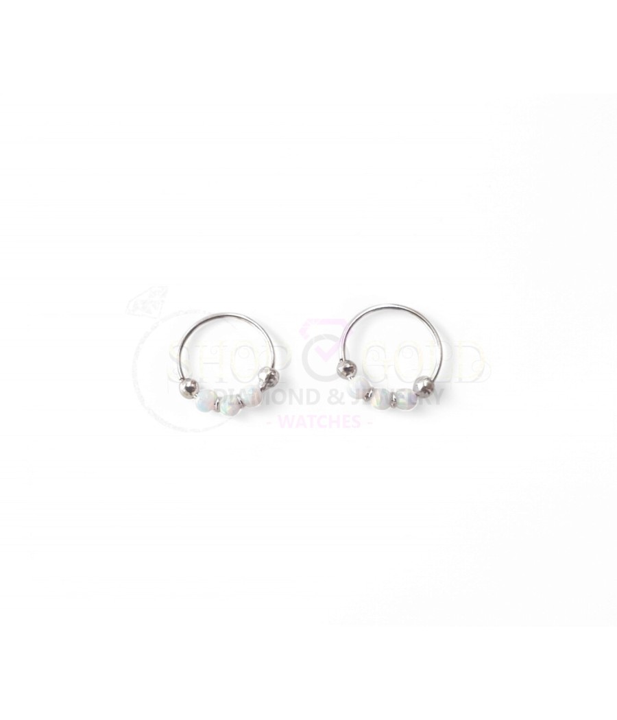 copy of 14K Gold Nose Ring with Zircon