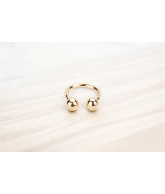 copy of 14K Gold Nose Ring with Zircon