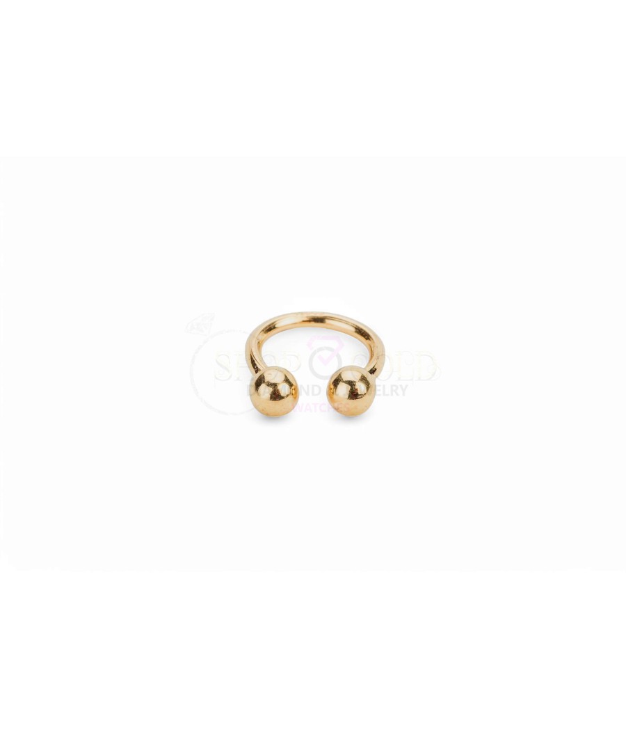 copy of 14K Gold Nose Ring with Zircon