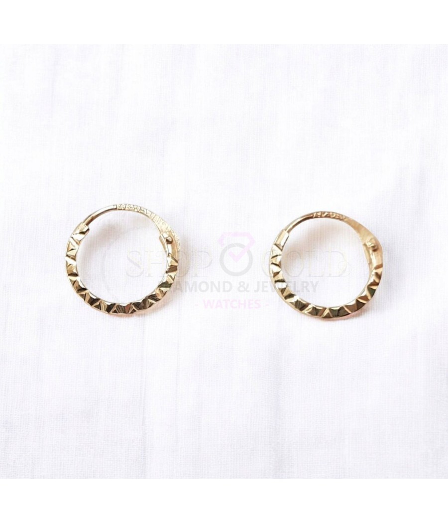 copy of 14K Gold Nose Ring with Zircon