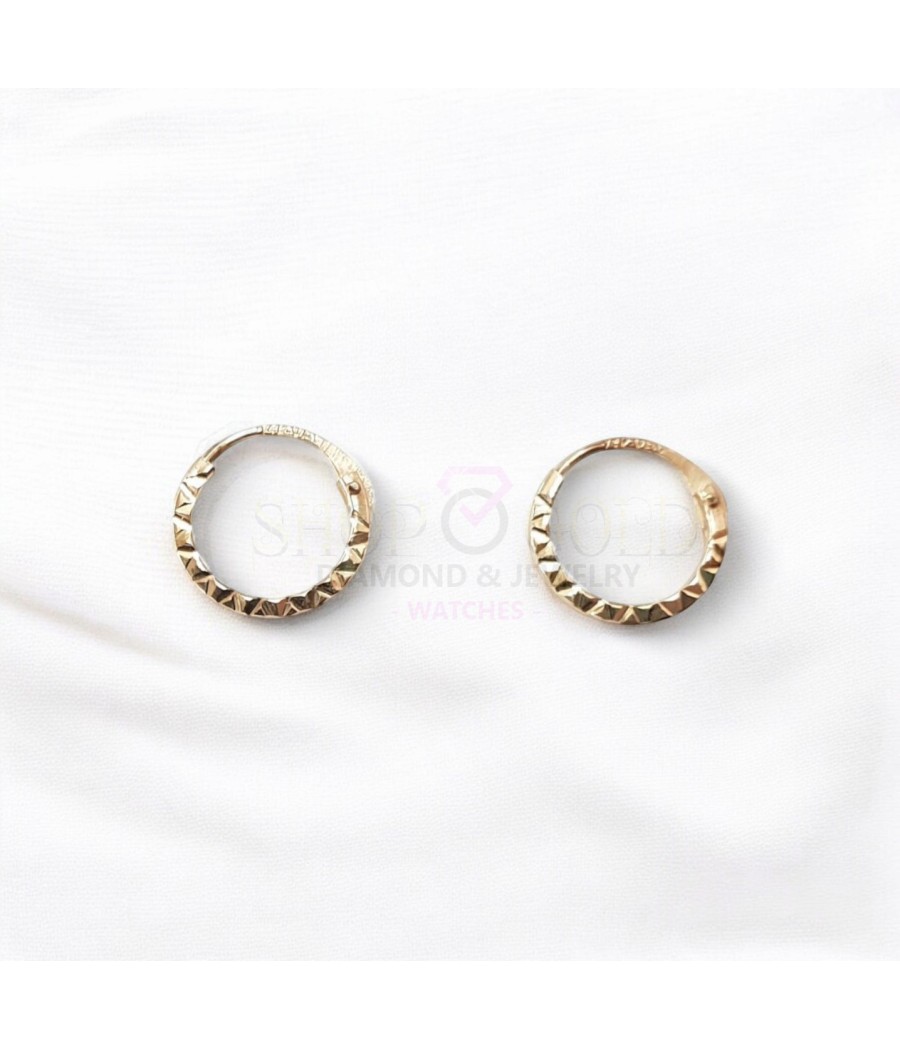 copy of 14K Gold Nose Ring with Zircon