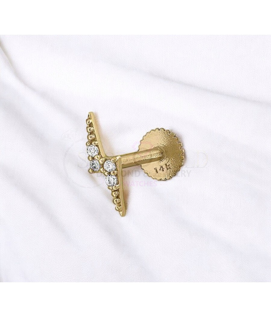 מבצע עגילי יהלום ראשון שלי , עגילי יהלומים לנשים נערות וילדות