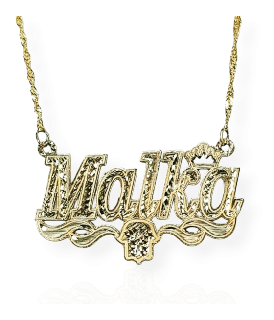 Malca name necklace or any other name, custom-designed and personalize