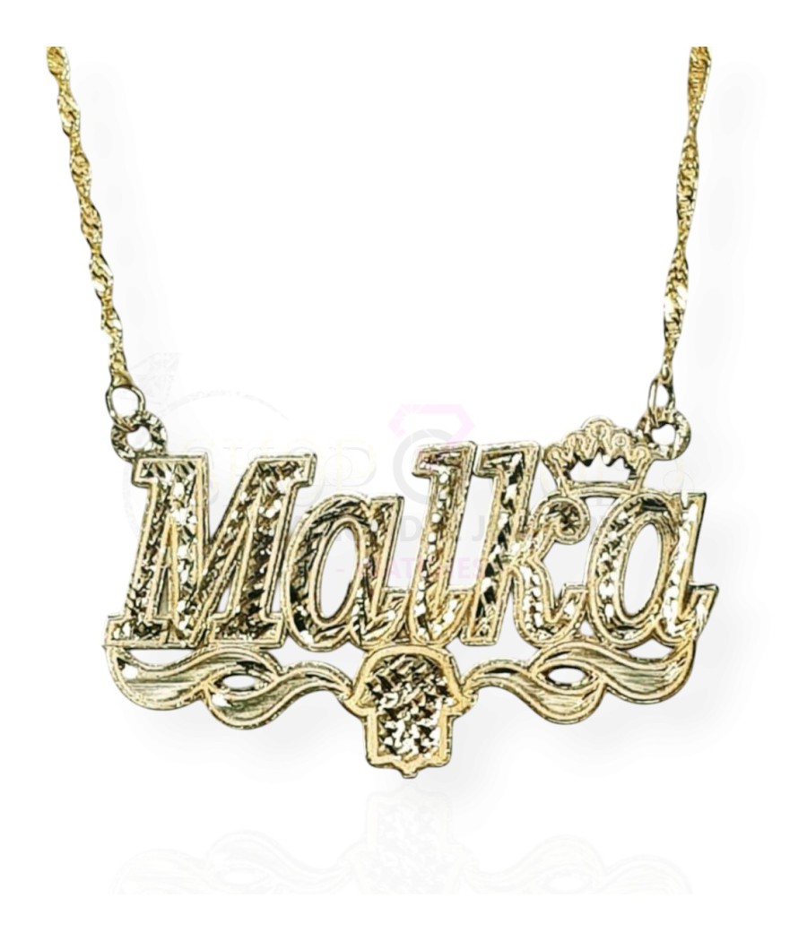 Malca name necklace or any other name, custom-designed and personalize