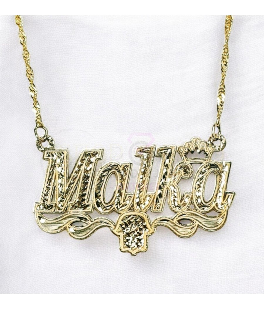 Malca name necklace or any other name, custom-designed and personalize