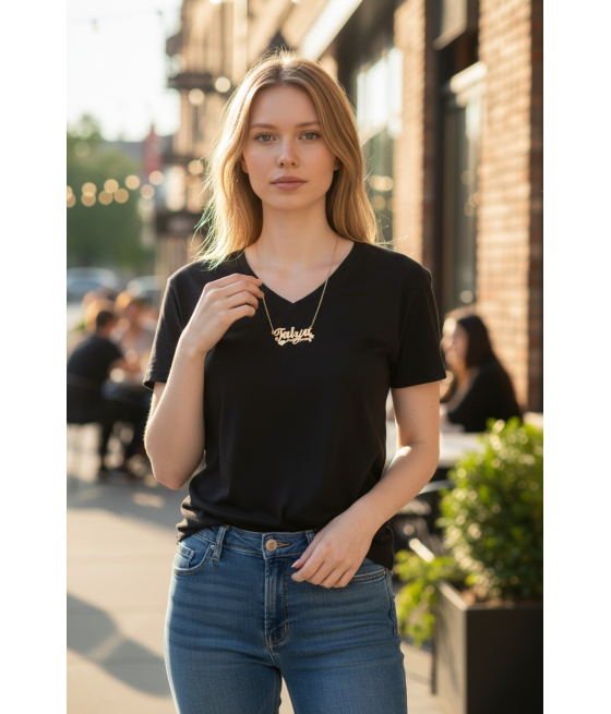 Malca name necklace or any other name, custom-designed and personalize