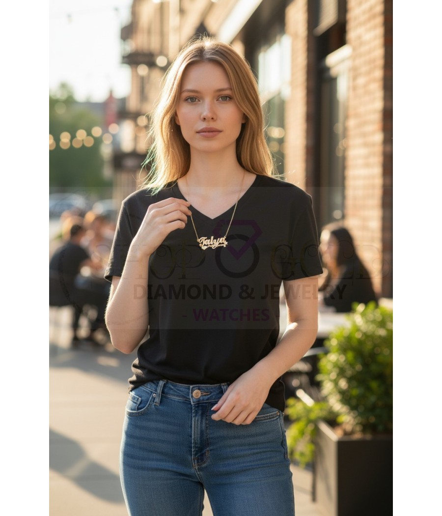 Malca name necklace or any other name, custom-designed and personalize