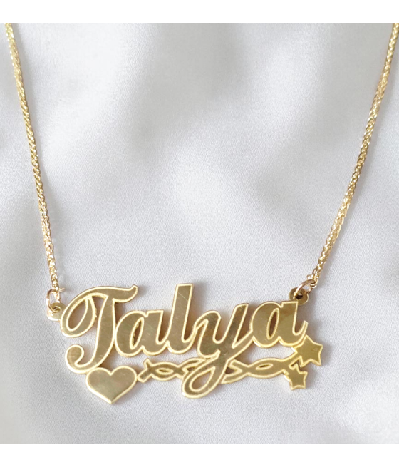 Malca name necklace or any other name, custom-designed and personalize