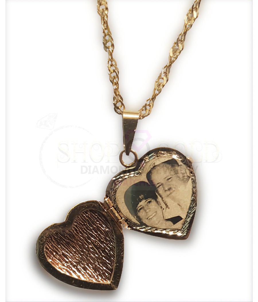 Rectangular photo engraving pendant