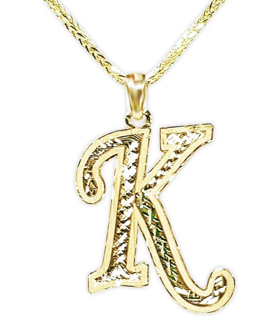 Pendant , letter in any language.