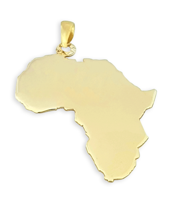 מפת אפריקה & כיתוב אישי