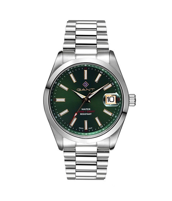 שעון לגבר: GANT G161006
שעון GANT Eastham כסוף ולוח ירוק לגבר